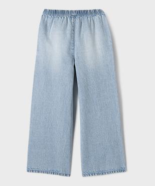 Jean Straight avec taille élastique ajustable fille vue4 - GEMO (ENFANT) - GEMO