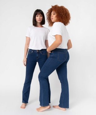 Jean coupe Bootcut extensible femme vue5 - GEMO 4G FEMME - GEMO