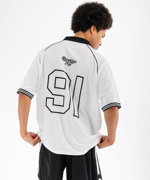 Tee-shirt de sport manches courtes en maille légère homme vue3 - GEMO (HOMME) - GEMO