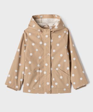 Imperméable à capuche avec imprimé animé fille qui change de couleur sous la pluie vue2 - GEMO (ENFANT) - GEMO