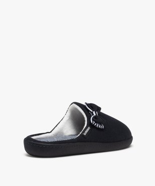 Chaussons femme mules rembourrées en jersey - Isotoner vue4 - ISOTONER - GEMO