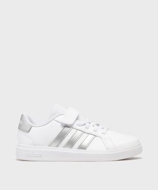 Baskets basses à scratch Grand Court 2.0 fille - Adidas vue5 - ADIDAS - GEMO