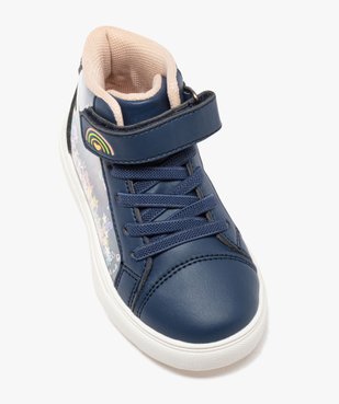 Baskets mid-cut à motifs étoiles animés bébé fille vue6 - GEMO 4G BEBE - GEMO
