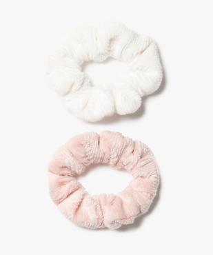 Chouchou fille en velours côtelé (lot de 2) vue1 - GEMO - GEMO