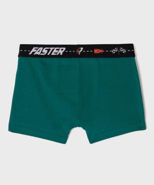 Boxer en coton stretch garçon (lot de 2) vue3 - GEMO 4G GARCON - GEMO
