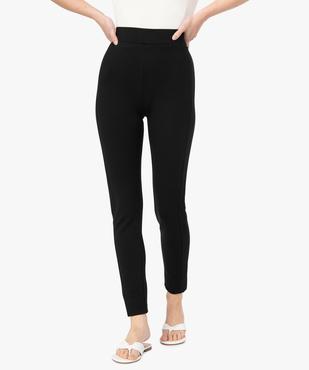 Leggings femme en maille épaisse avec surpiqûre fantaisie vue1 - GEMO(FEMME PAP) - GEMO