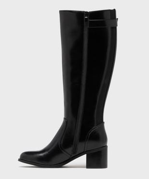 Bottes à talon avec élastique sur la tige femme - LuluCastagnette vue3 - LULUCASTAGNETTE - GEMO