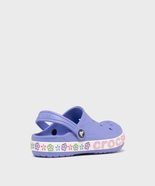Sabots souples Baya Band Flowers fille - Crocs vue4 - CROCS - GEMO