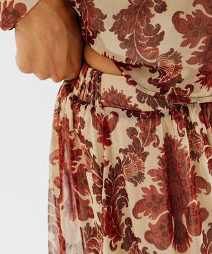 Jupe longue fluide femme vue2 - GEMO(FEMME PAP) - GEMO