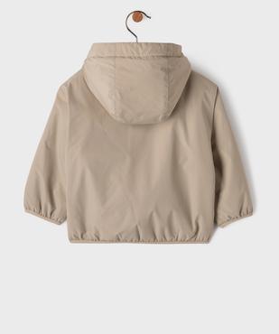 Blouson en sherpa réversible bébé garçon vue6 - GEMO 4G BEBE - GEMO