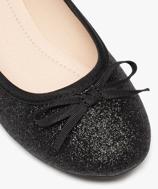 Ballerines fille unies pailletées à nœud décoratif vue6 - GEMO (ENFANT) - GEMO