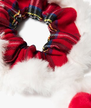 Chouchous fille spécial Noël avec maille peluche (lot de 2) vue2 - GEMO (ACCESS) - GEMO