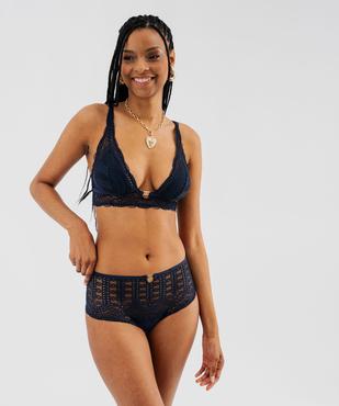 Tanga taille haute femme vue3 - GEMO(HOMWR FEM) - GEMO