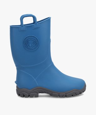 Bottes de pluie garçon unies à anses - Boatilus vue1 - BOATILUS - GEMO