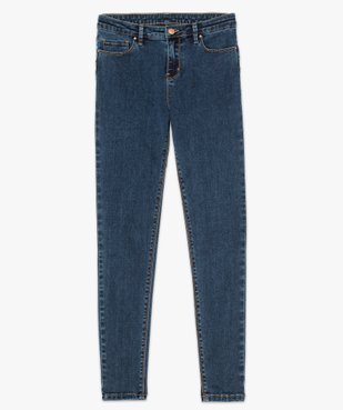 Jean femme skinny push-up uni vue4 - FOLLOW ME - GEMO
