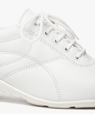 Derbies femme confort dessus cuir à talon compensé - Bopy vue6 - UMO - GEMO