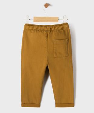 Pantalon chino avec taille ajustable bébé garçon vue3 - GEMO(BEBE DEBT) - GEMO