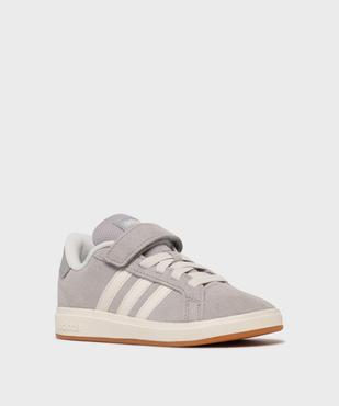 Baskets Grand Court 00s fermeture scratch enfant - Adidas vue2 - ADIDAS - GEMO