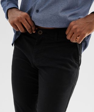 Pantalon chino slim en coton stretch homme vue2 - GEMO 4G HOMME - GEMO