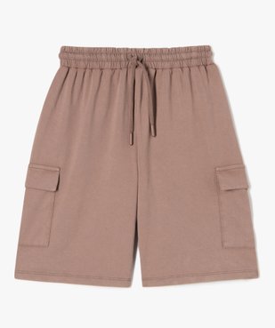 Bermuda en maille avec poches à rabat garçon vue1 - GEMO (ENFANT) - GEMO