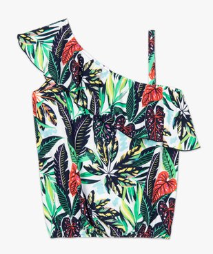 Blouse femme imprimée coupe asymétrique vue4 - GEMO(FEMME PAP) - GEMO