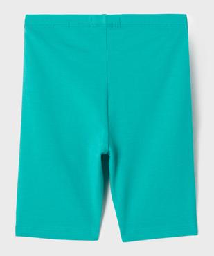 Legging court uni taille élastique fille vue3 - GEMO (ENFANT) - GEMO