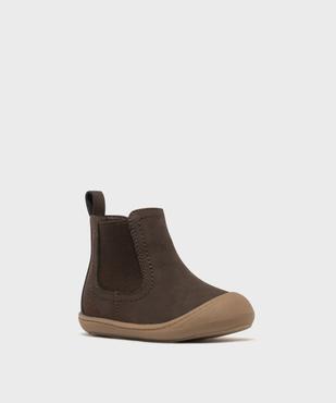 Boots Chelsea zippées bébé garçon - LuluCastagnette vue2 - LULUCASTAGNETTE - GEMO