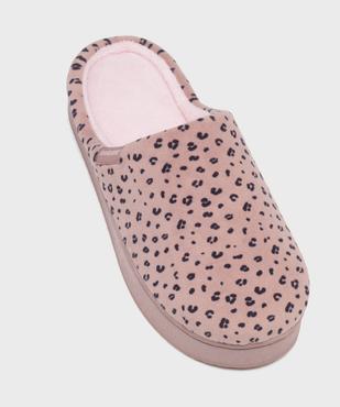 Chaussons mules plateforme femme - Isotoner vue5 - ISOTONER - GEMO