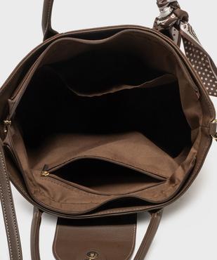 Sac cabas bi-matière femme vue3 - GEMO (ACCESS) - GEMO