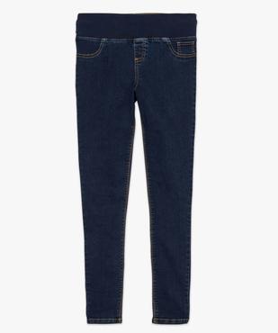 Jean de grossesse coupe slim avec bandeau bas vue4 - GEMO (MATER) - GEMO