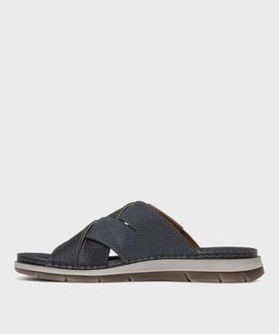 Mules ouvertes avec brides croisées homme vue3 - G'FLEX - GEMO