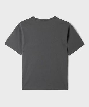 Tee-shirt manches courtes coupe oversize garçon vue3 - GEMO 4G GARCON - GEMO