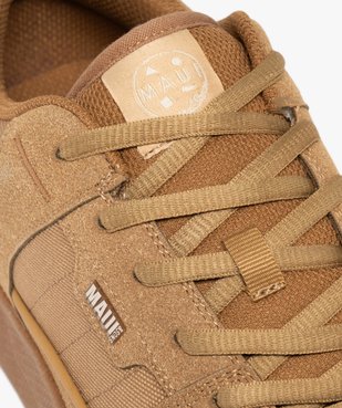 Baskets homme en suédine et à semelle épaisse style casual - Maui & Sons vue6 - MAUI ANS SONS - GEMO