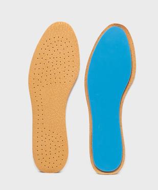 Semelles en cuir à mémoire de forme vue1 - GEMO(ENTRETIEN) - GEMO