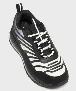 Baskets bicolores avec semelle bulle d’air garçon - 5 Miles vue5 - 5 MILES GEMO FOR GOOD - GEMO