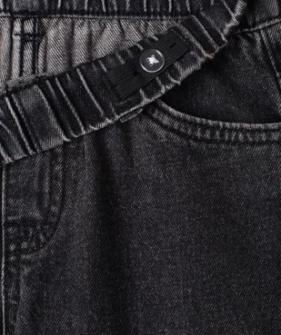Jean avec ceinture élastique garçon vue2 - GEMO (ENFANT) - GEMO