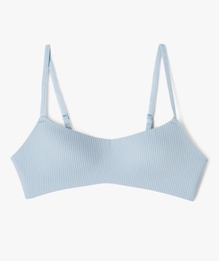 Soutien-gorge à bonnets moulés en maille côtelée fille vue1 - GEMO 4G FILLE - GEMO