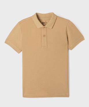 Polo classique manches courtes garçon vue4 - GEMO (ENFANT) - GEMO