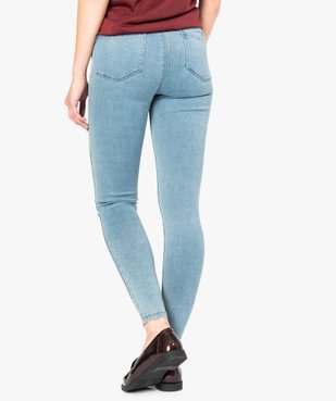 Jean femme skinny push-up uni vue3 - FOLLOW ME - GEMO