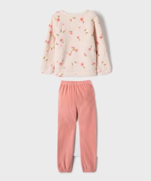 Pyjama maille peluche fille vue4 - GEMO (ENFANT) - GEMO