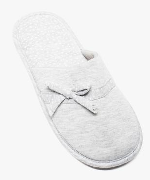 Mules en jersey motif étoiles vue5 - GEMO(HOMWR FEM) - GEMO