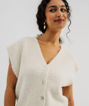 Gilet sans manches coupe oversize femme vue4 - GEMO(FEMME PAP) - GEMO