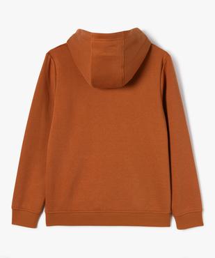 Sweat molletonné à capuche garçon vue3 - GEMO (JUNIOR) - GEMO