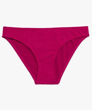 Bas de maillot de bain femme forme slip vue4 - GEMO (PLAGE) - GEMO