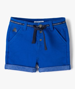 Bermuda bébé garçon extensible - LuluCastagnette vue1 - LULUCASTAGNETTE - GEMO