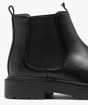 Boots Chelsea à épaisse semelle crantée homme vue7 - GEMO (CASUAL) - GEMO