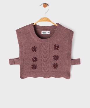 Pull sans manches à motifs fleuris bébé fille vue1 - GEMO 4G BEBE - GEMO