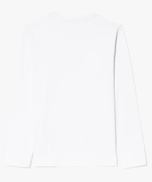 Tee-shirt garçon manches longues et col tunisien vue2 - GEMO (JUNIOR) - GEMO