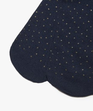 Collants fille à petits pois pailletés vue2 - GEMO (ENFANT) - GEMO