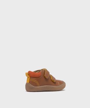 Chaussures premiers pas en cuir bébé garçon NA! vue4 - NA! GEMO FOR GOOD - GEMO